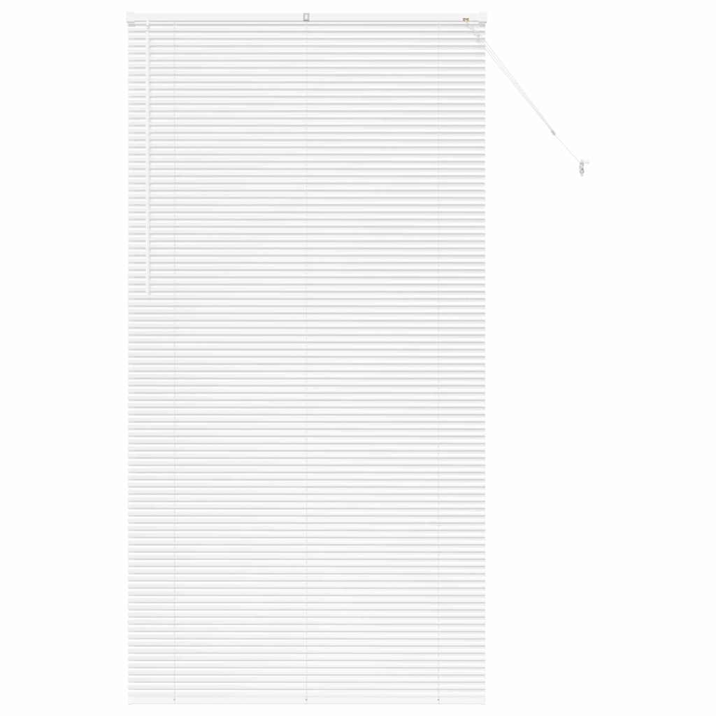 vidaXL Żaluzje weneckie Biały 220 x 120 cm Aluminium