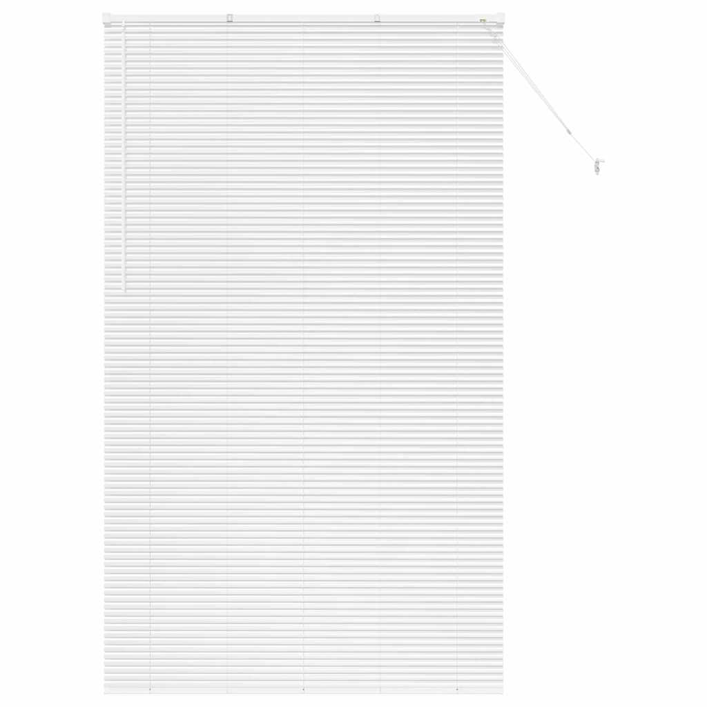 vidaXL Żaluzje weneckie Biały 220 x 130 cm Aluminium