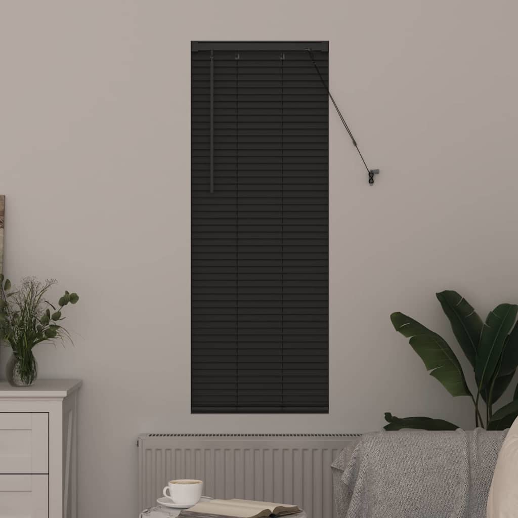vidaXL Żaluzje weneckie Ciemnoszary 130 x 45 cm Aluminium