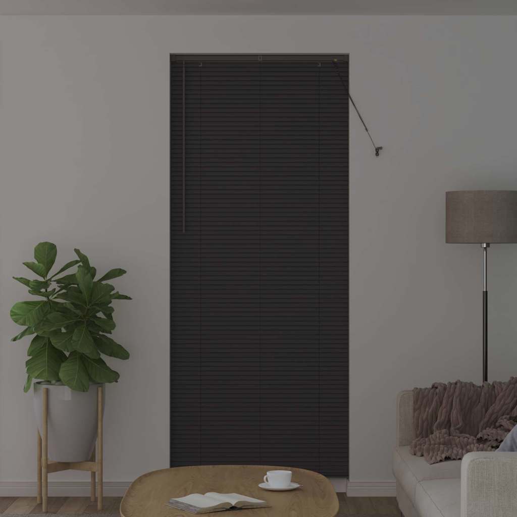 vidaXL Żaluzje weneckie Ciemnoszary 220 x 95 cm Aluminium