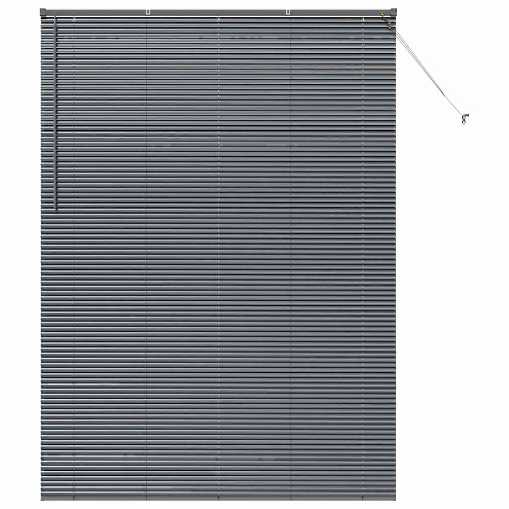vidaXL Żaluzje weneckie Ciemnoszary 220 x 155 cm Aluminium