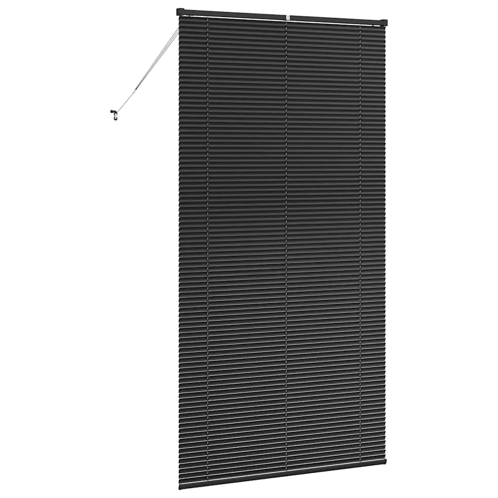 vidaXL Żaluzje weneckie Czarny 220 x 110 cm Aluminium