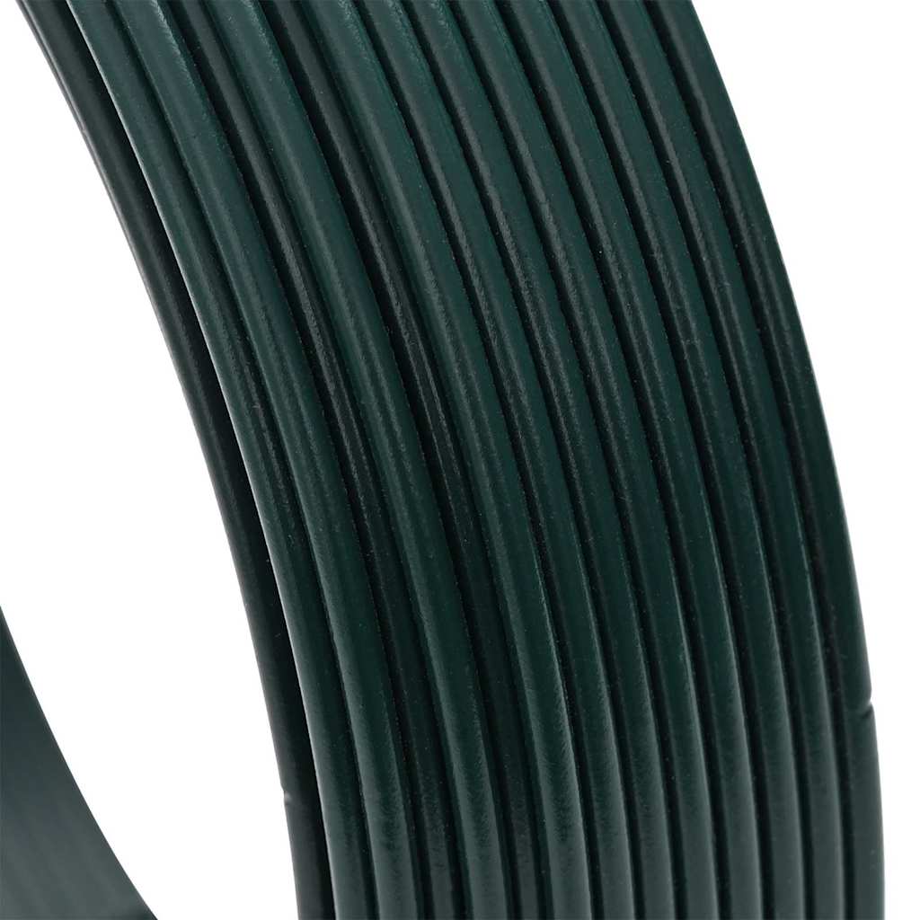 vidaXL Drut do wiązania ogrodzeń Zielony 80 m PVC