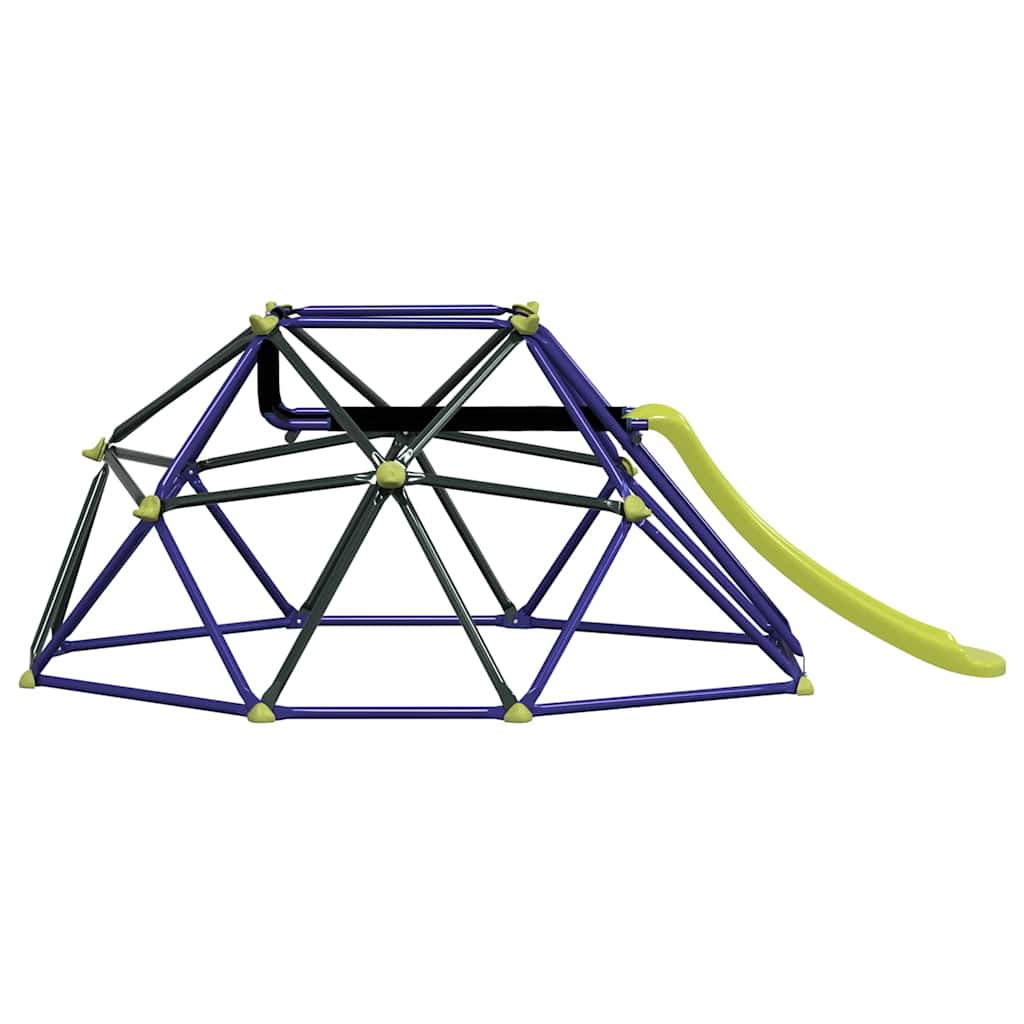 vidaXL Domek Wspinaczkowy dla Dzieci Niebieski 6FT z Zjeżdżalnią Stal