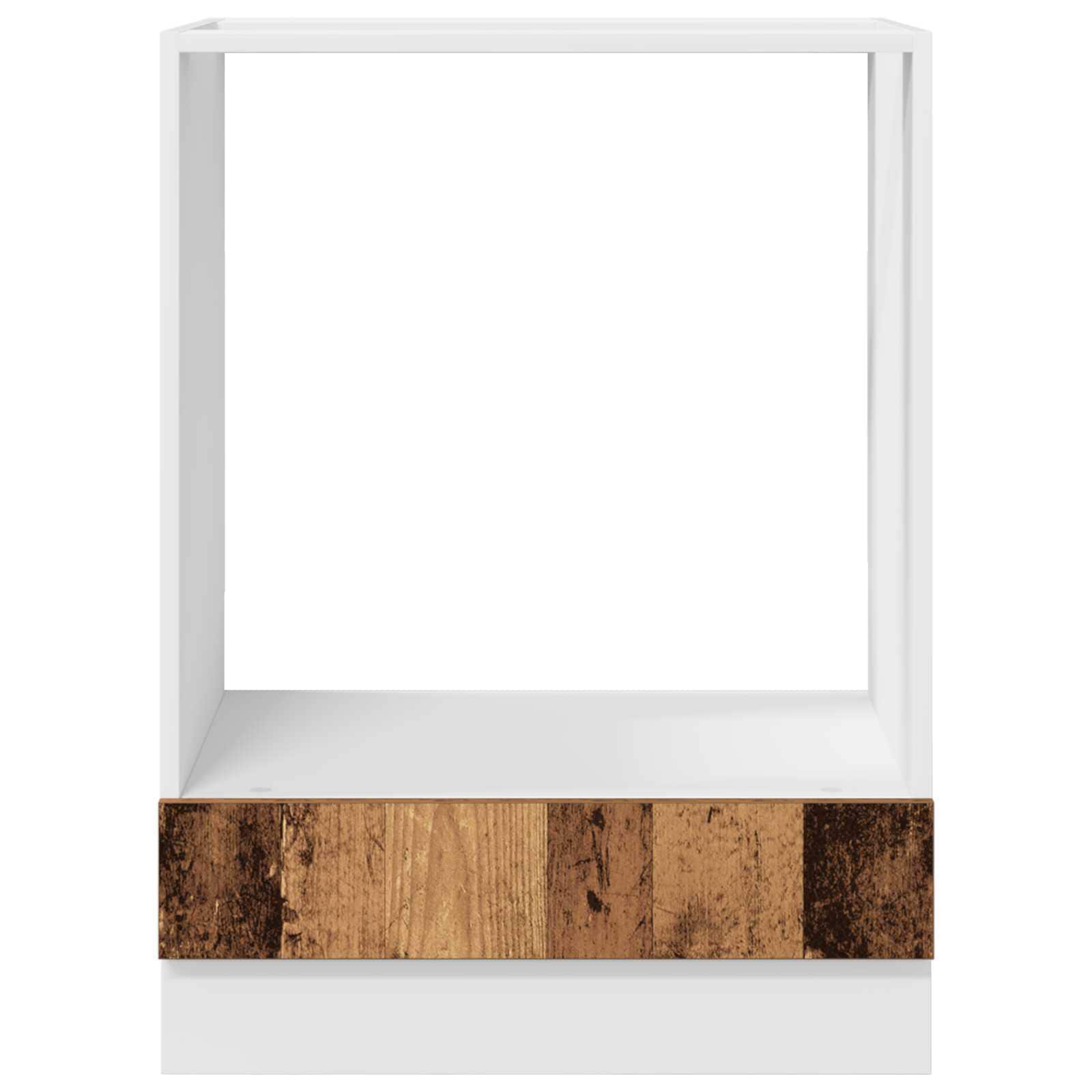 vidaXL Szafka wisząca z przechowywaniem Stare drewno 60 x 46 x 81,5 cm