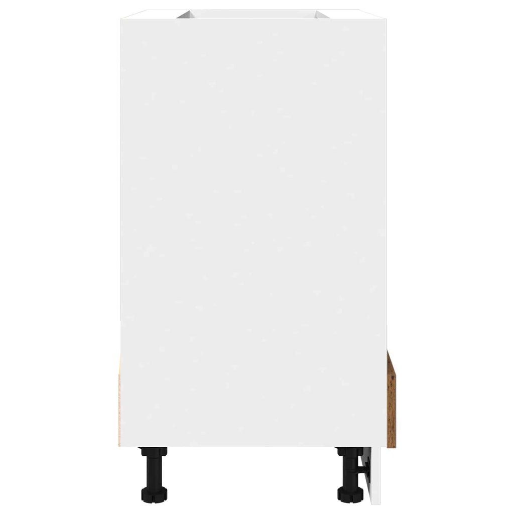 vidaXL Szafka wisząca z przechowywaniem Stare drewno 60 x 46 x 81,5 cm
