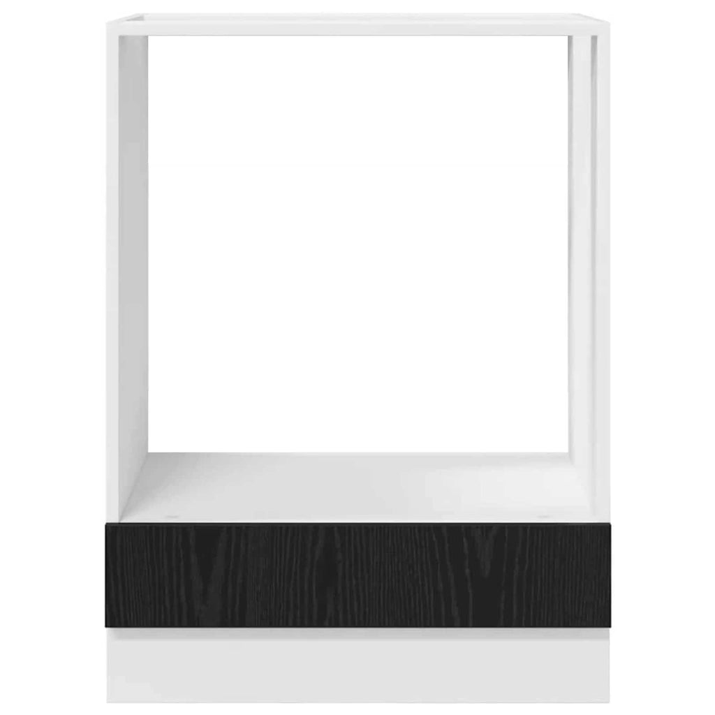 vidaXL Szafka wisząca z przechowywaniem Czarny Dąb 60 x 46 x 81,5 cm