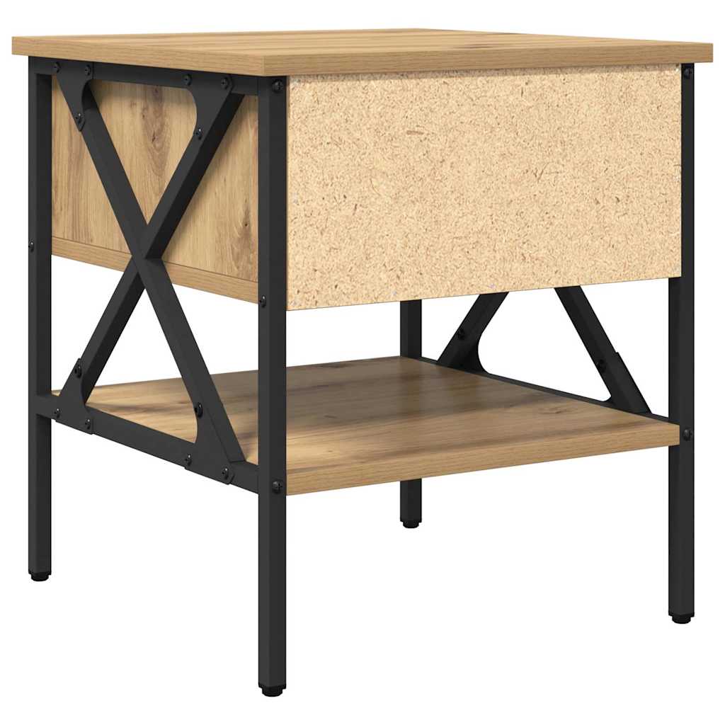vidaXL Szafka Nocna z szufladą 2 pcs dąb artisan 40 x 42 x 45 cm