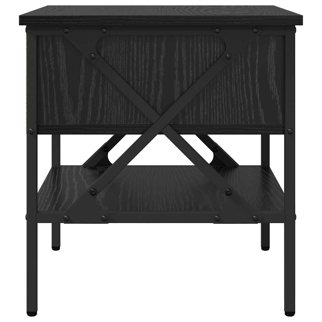 vidaXL Szafka Nocna z szufladą 2 pcs Czarny dąb 40 x 42 x 45 cm