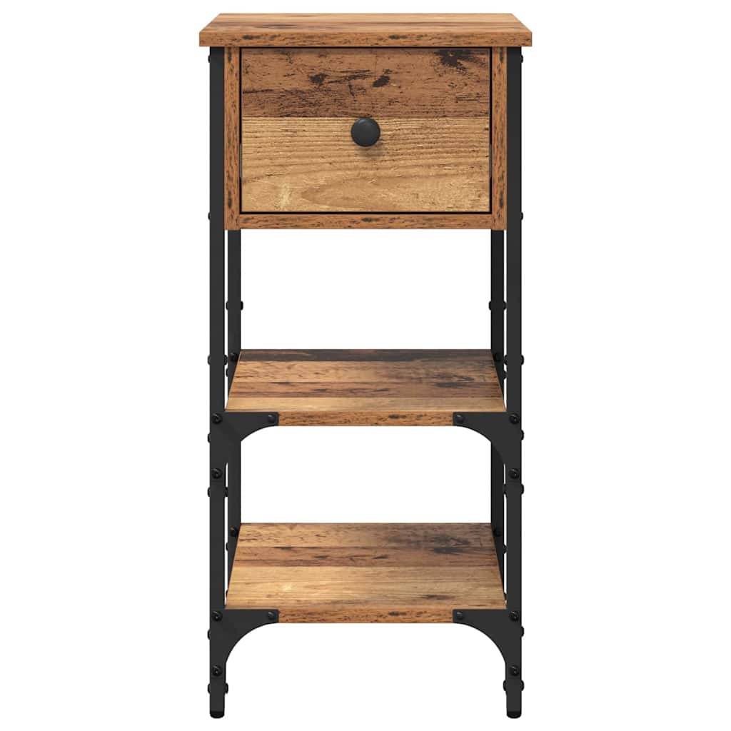 vidaXL Szafka Nocna Brązowy 33.5 x 36 x 70 cm Drewno inżynieryjne