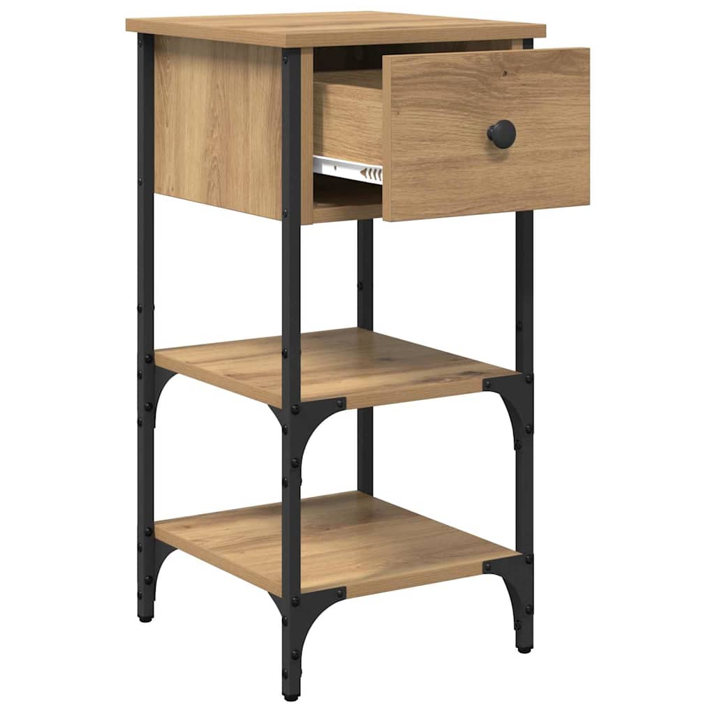 vidaXL Szafka Nocna Brązowy 33.5 x 36 x 70 cm Drewno inżynieryjne