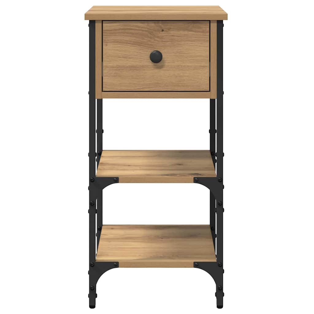 vidaXL Szafka Nocna Brązowy 33.5 x 36 x 70 cm Drewno inżynieryjne