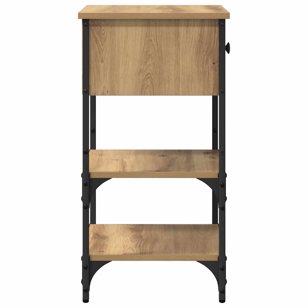 vidaXL Szafka Nocna Brązowy 33.5 x 36 x 70 cm Drewno inżynieryjne