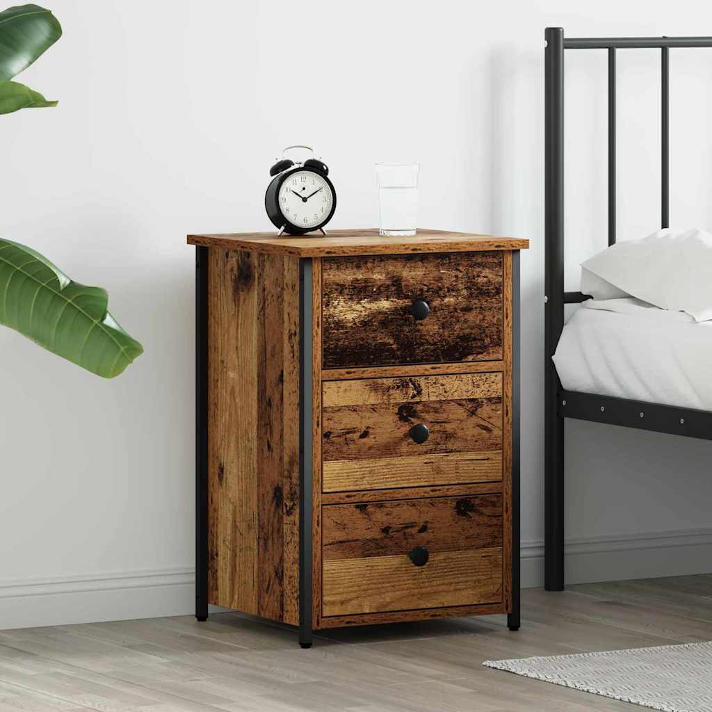 vidaXL Szafka Nocna Brązowy 40 x 36 x 60 cm Lite Drewno Recyklingowe