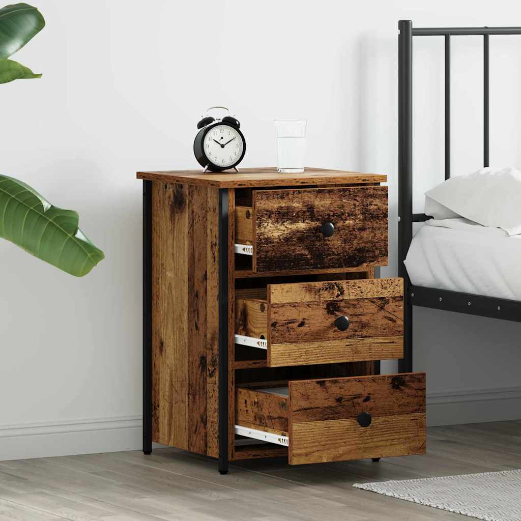 vidaXL Szafka Nocna Brązowy 40 x 36 x 60 cm Lite Drewno Recyklingowe