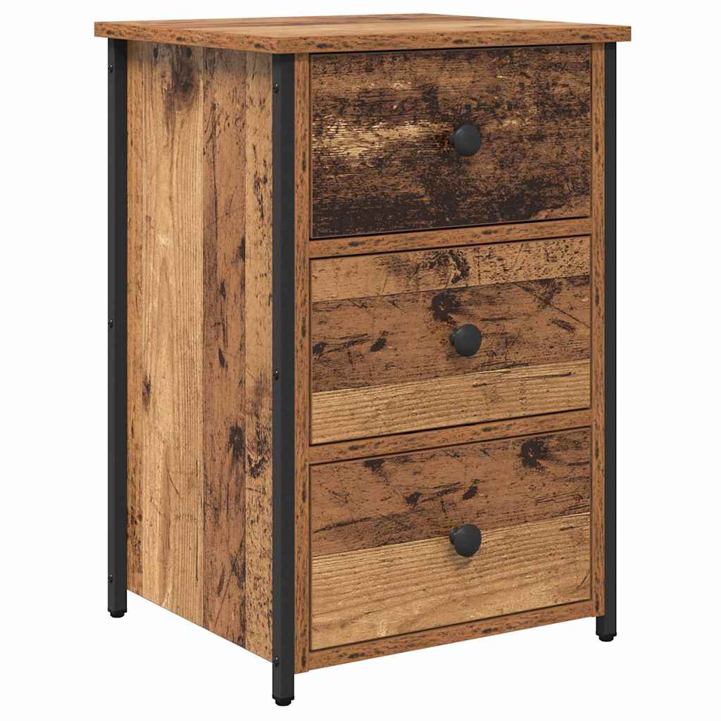 vidaXL Szafka Nocna Brązowy 40 x 36 x 60 cm Lite Drewno Recyklingowe