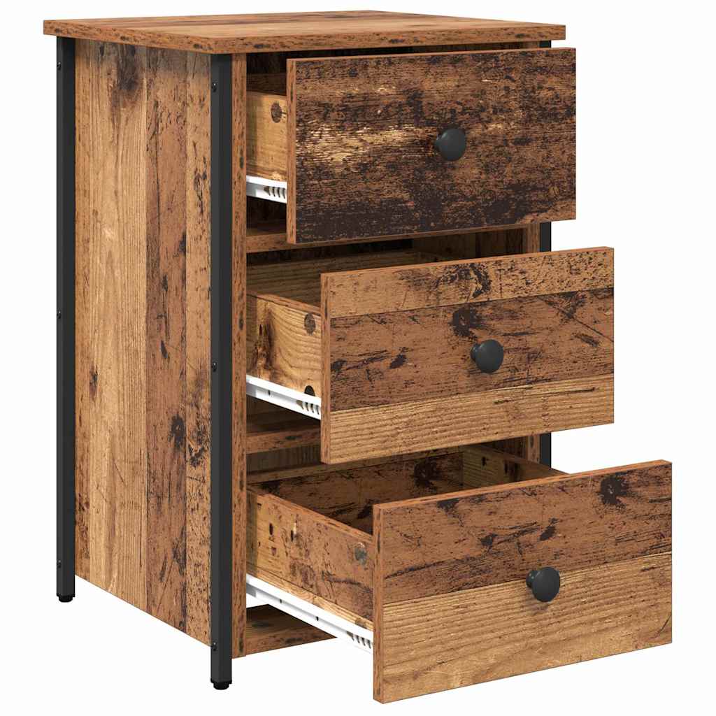 vidaXL Szafka Nocna Brązowy 40 x 36 x 60 cm Lite Drewno Recyklingowe