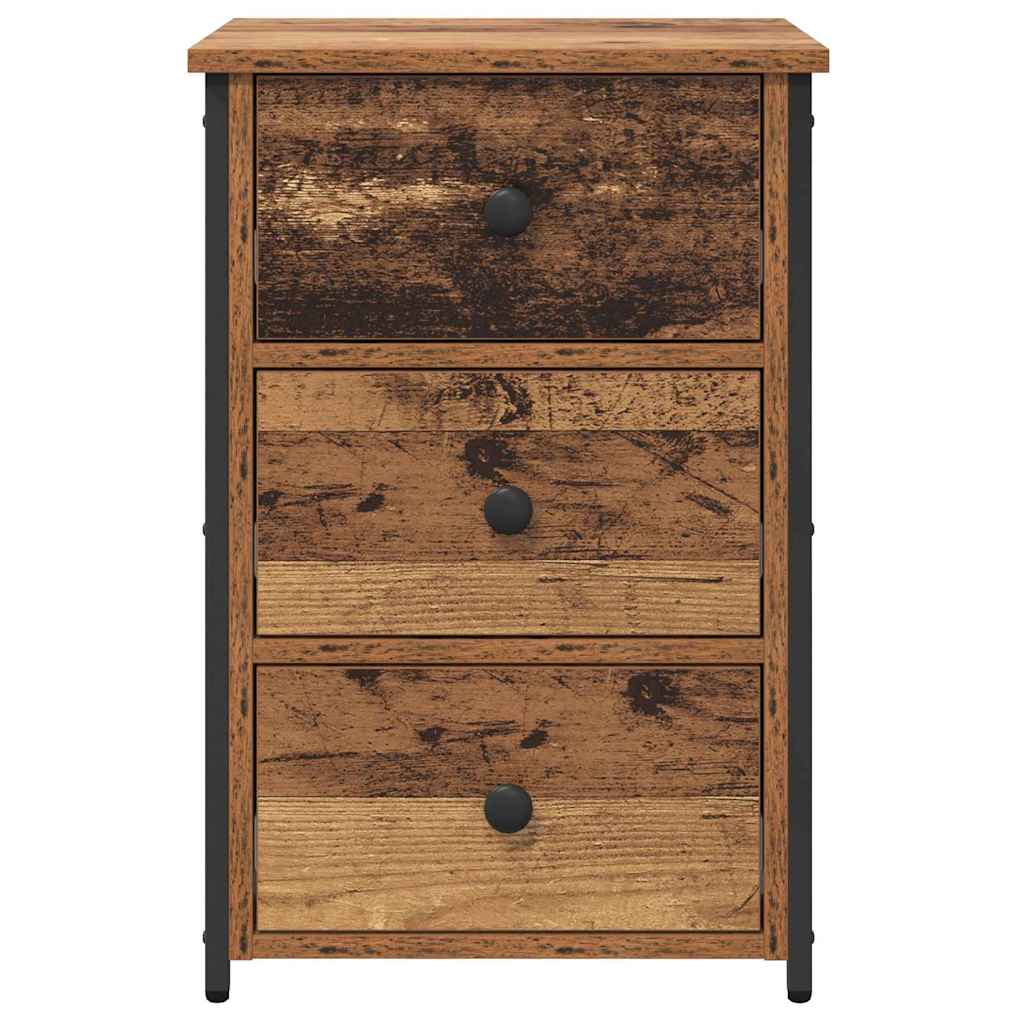 vidaXL Szafka Nocna Brązowy 40 x 36 x 60 cm Lite Drewno Recyklingowe