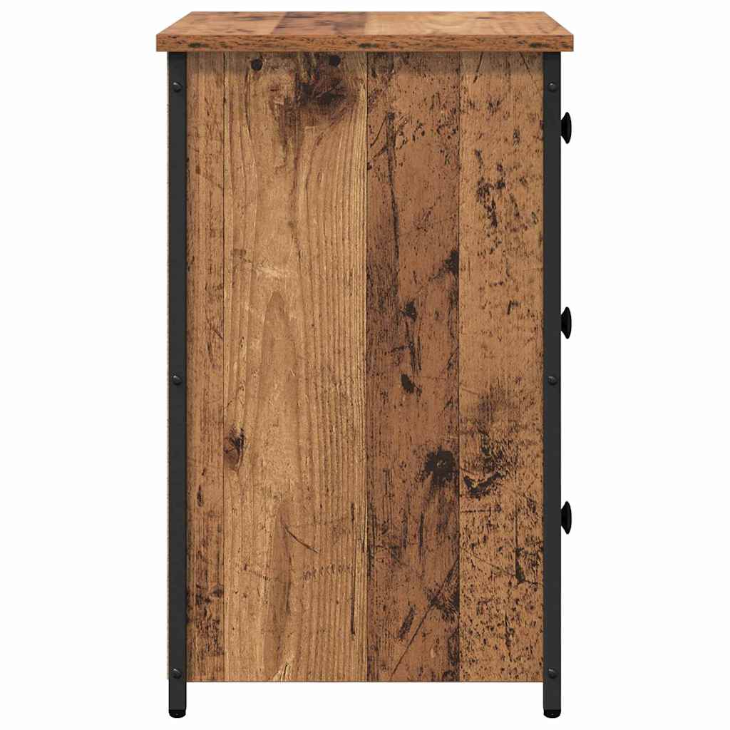 vidaXL Szafka Nocna Brązowy 40 x 36 x 60 cm Lite Drewno Recyklingowe