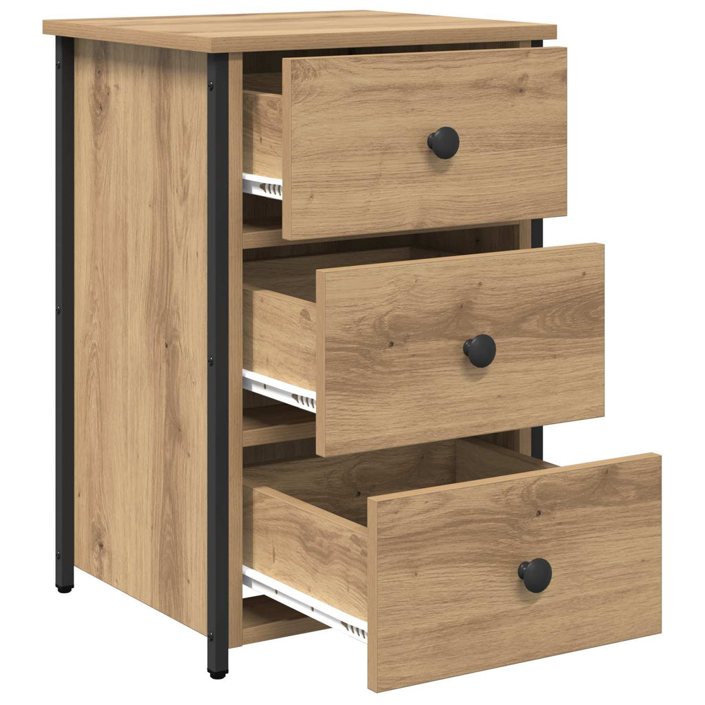 vidaXL Szafka Nocna Brązowy 40 x 36 x 60 cm Lite Drewno Recyklingowe