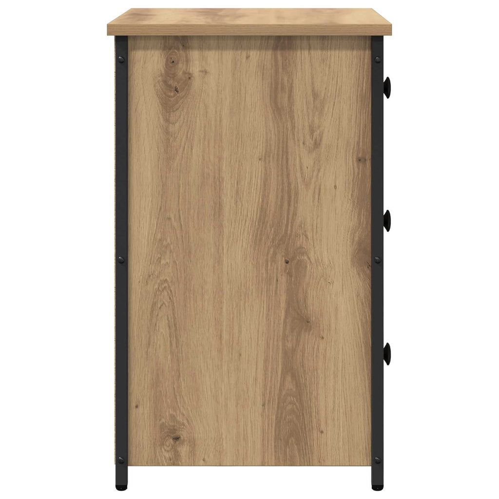 vidaXL Szafka Nocna Brązowy 40 x 36 x 60 cm Lite Drewno Recyklingowe