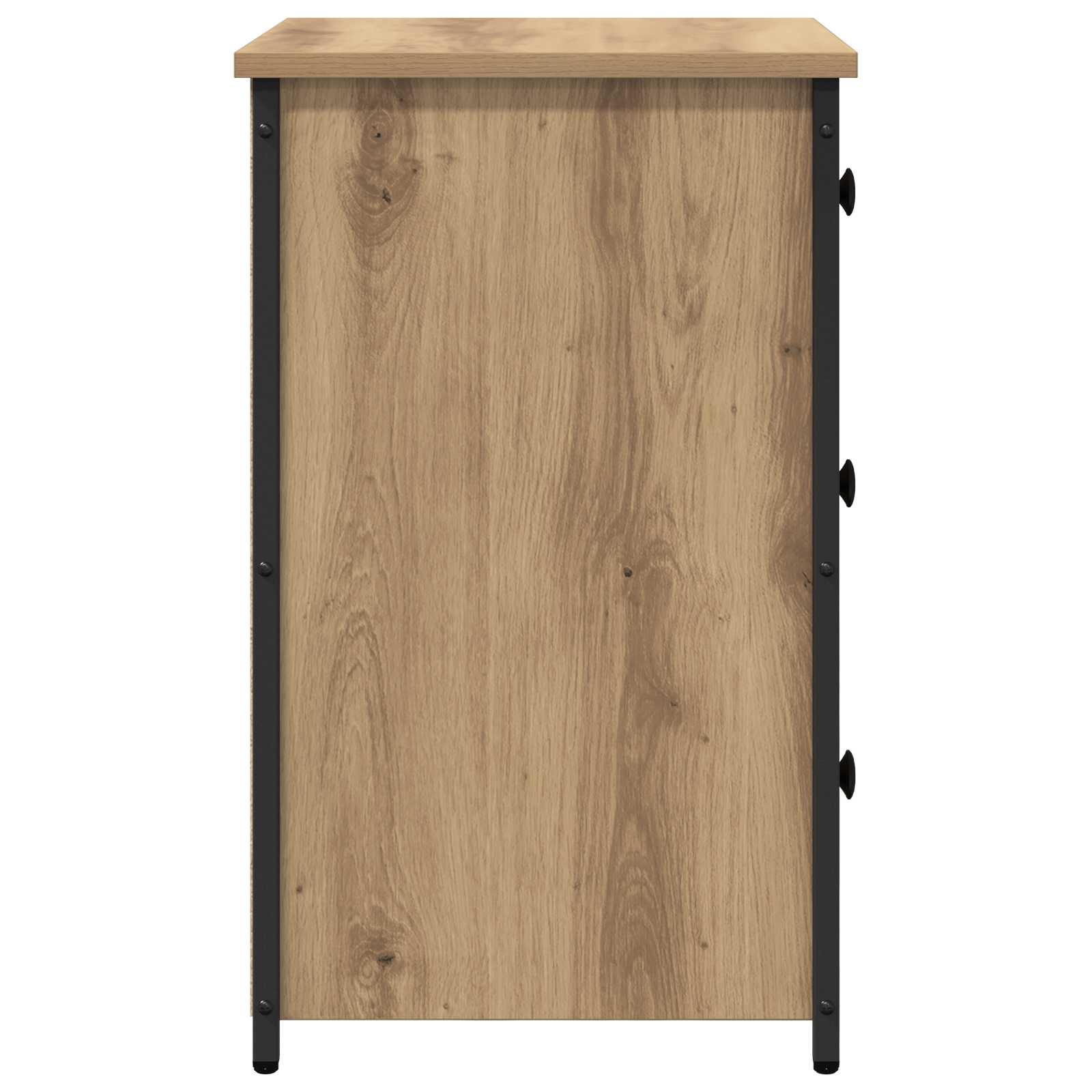 vidaXL Szafka Nocna Brązowy 40 x 36 x 60 cm Lite Drewno Recyklingowe