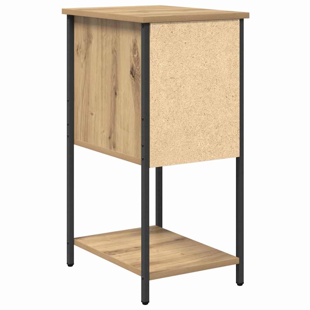 vidaXL Szafka Nocna z szufladą 2 pcs dąb artisan 32 x 42 x 70 cm