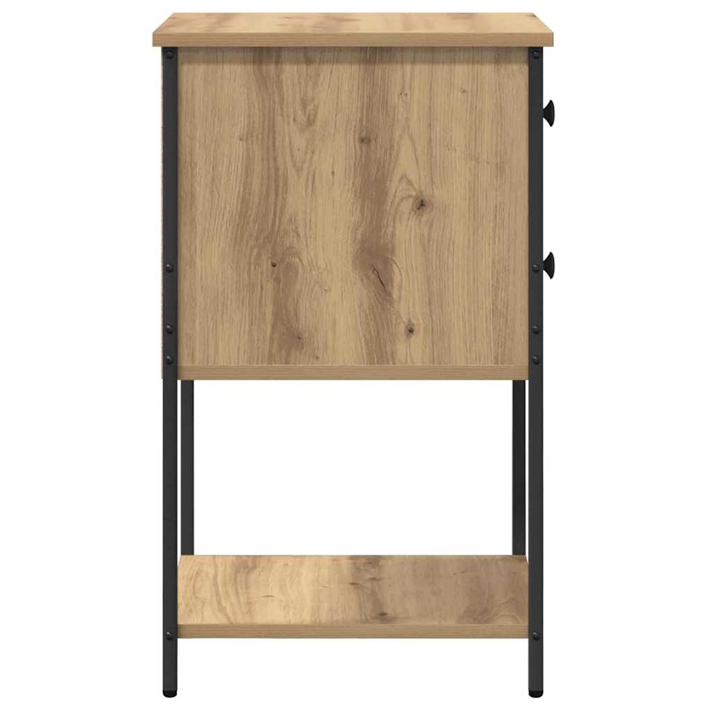 vidaXL Szafka Nocna z szufladą 2 pcs dąb artisan 32 x 42 x 70 cm