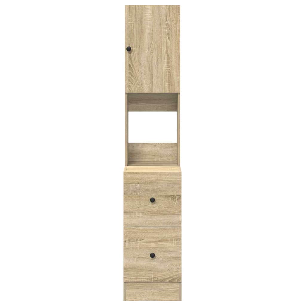vidaXL Szafka kuchenna Beżowy 35 x 50 x 180 cm Materiał drewnopochodny