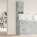 vidaXL Szafka kuchenna Szary 35 x 50 x 180 cm Drewno inżynieryjne
