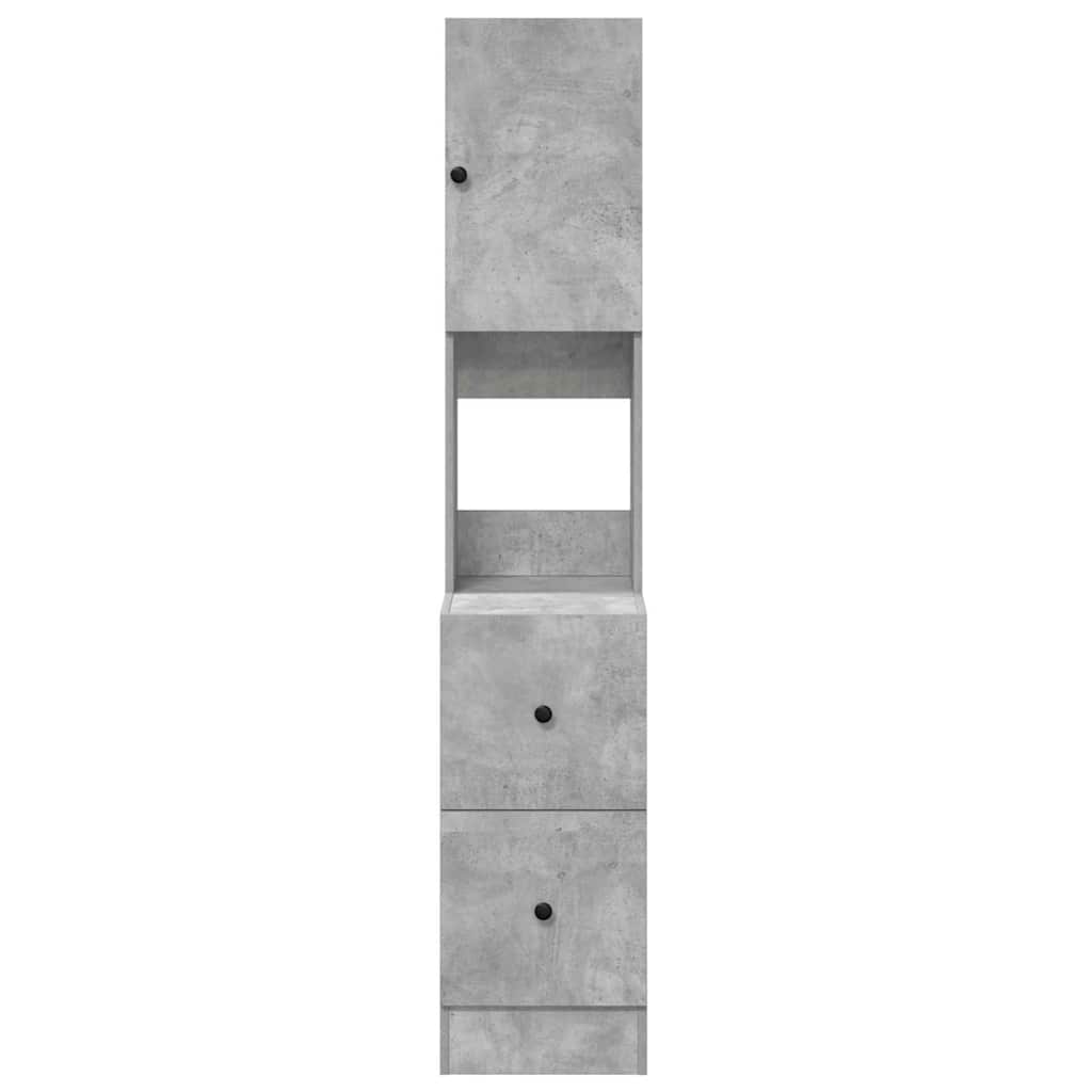vidaXL Szafka kuchenna Szary 35 x 50 x 180 cm Drewno inżynieryjne