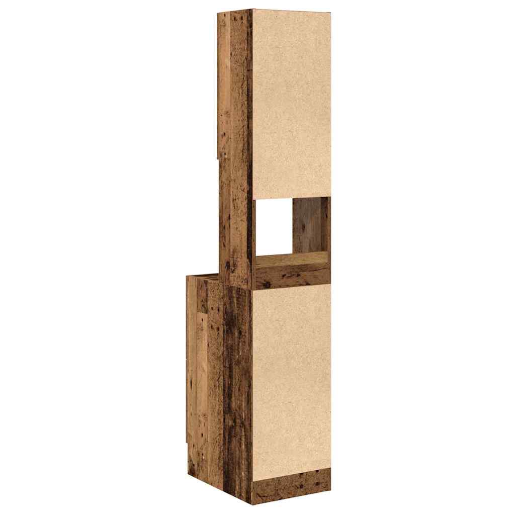 vidaXL Kredens kuchenny z szufladą Stare drewno 32 x 50 x 180 cm