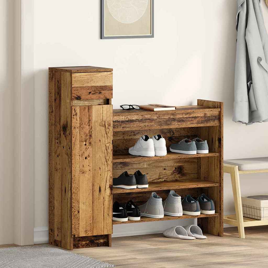vidaXL Szafka na buty 100,5 x 28 x 100 cm Drewno inżynieryjne