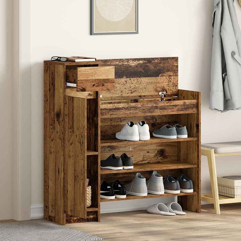 vidaXL Szafka na buty 100,5 x 28 x 100 cm Drewno inżynieryjne