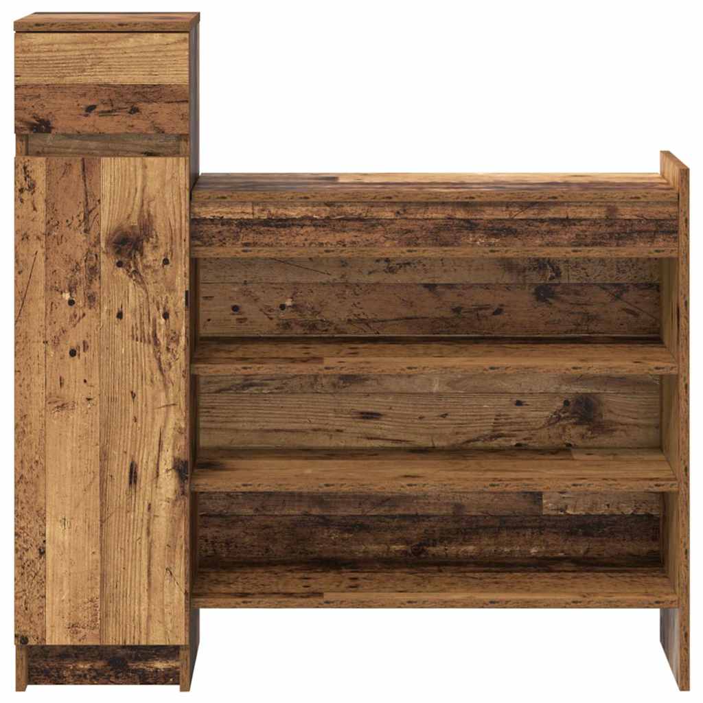 vidaXL Szafka na buty 100,5 x 28 x 100 cm Drewno inżynieryjne