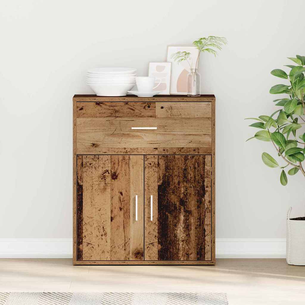 vidaXL Bufet Stare drewno 60 x 31 x 70 cm Materiał drewnopochodny