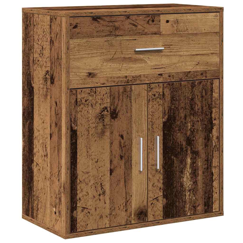 vidaXL Bufet Stare drewno 60 x 31 x 70 cm Materiał drewnopochodny