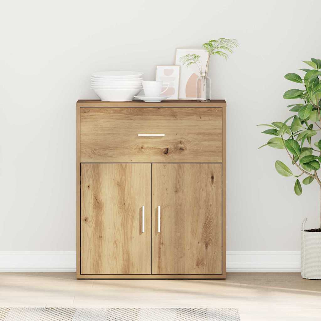 vidaXL Bufet Dąb rzemieślniczy 60 x 31 x 70 cm Materiał drewnopochodny