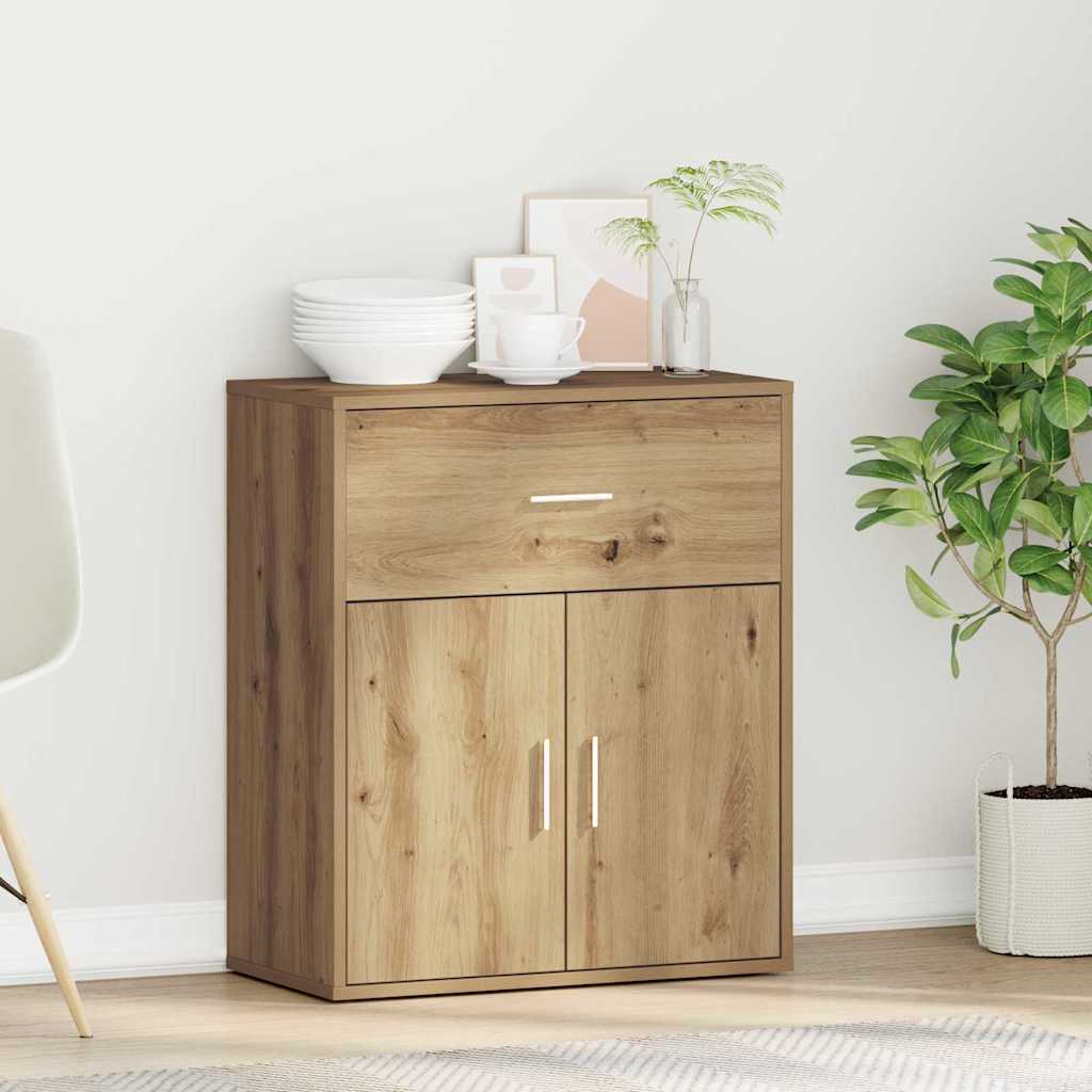 vidaXL Bufet Dąb rzemieślniczy 60 x 31 x 70 cm Materiał drewnopochodny