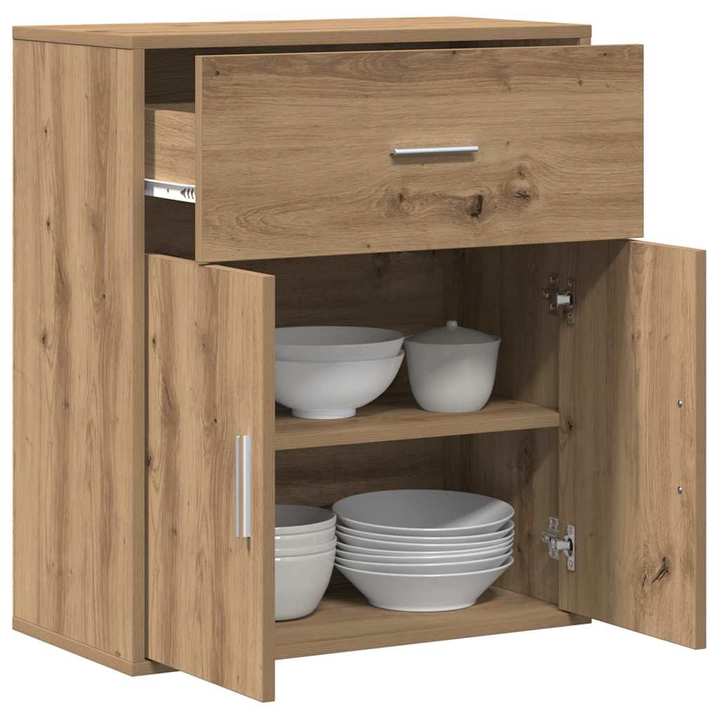 vidaXL Bufet Dąb rzemieślniczy 60 x 31 x 70 cm Materiał drewnopochodny