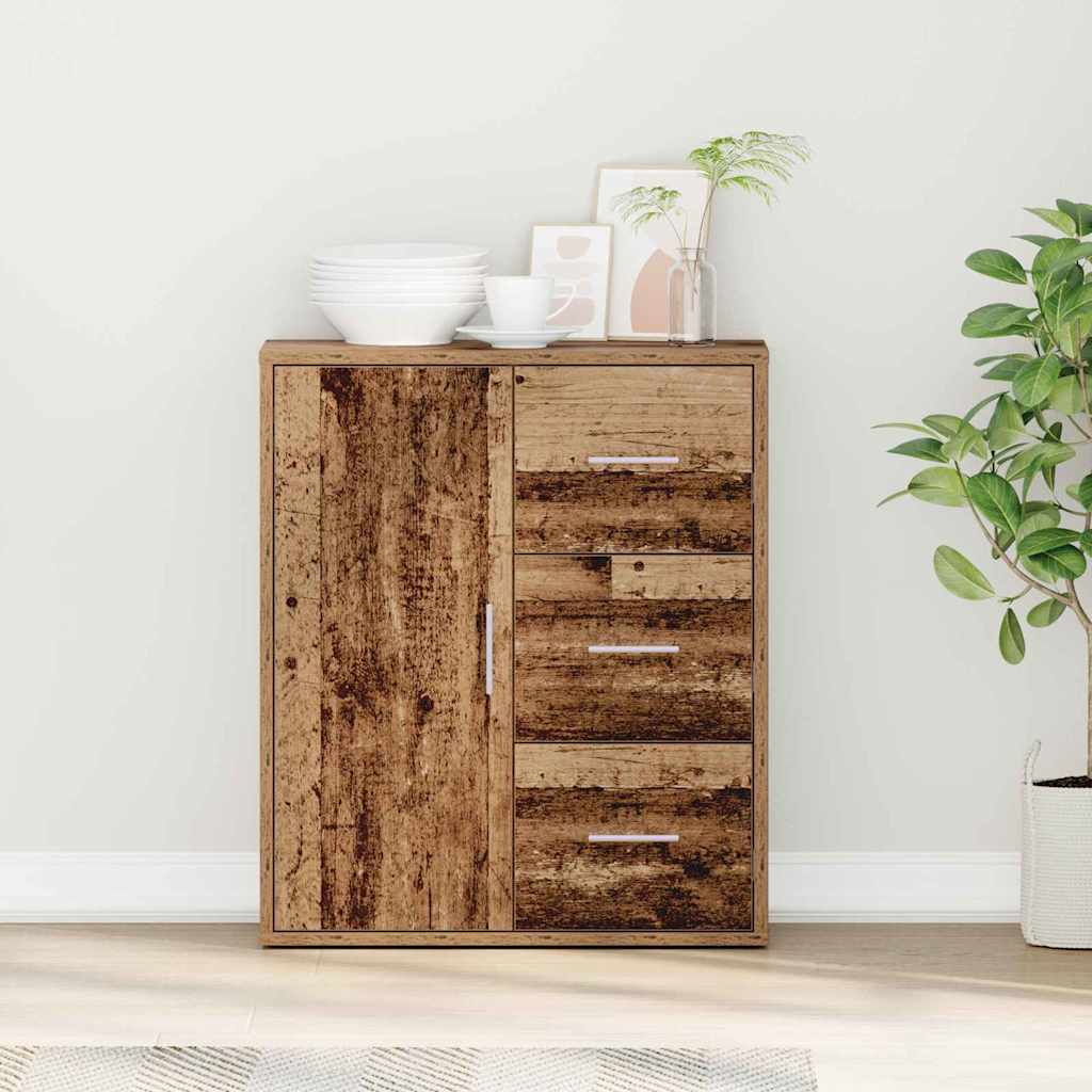 vidaXL Bufet Stare drewno 60 x 31 x 70 cm Materiał drewnopochodny