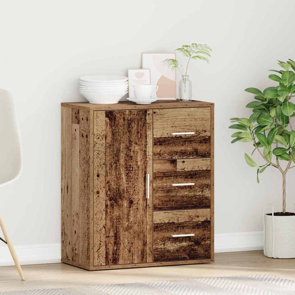 vidaXL Bufet Stare drewno 60 x 31 x 70 cm Materiał drewnopochodny