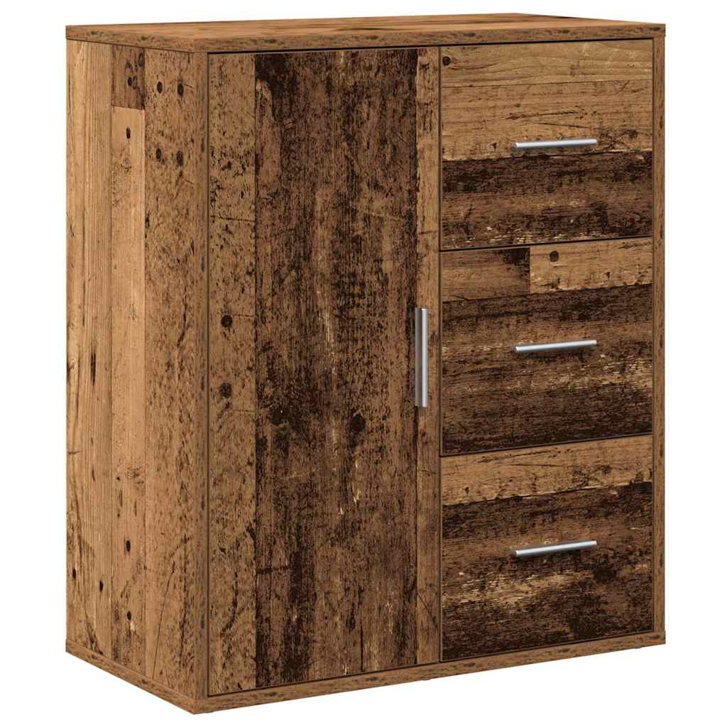 vidaXL Bufet Stare drewno 60 x 31 x 70 cm Materiał drewnopochodny
