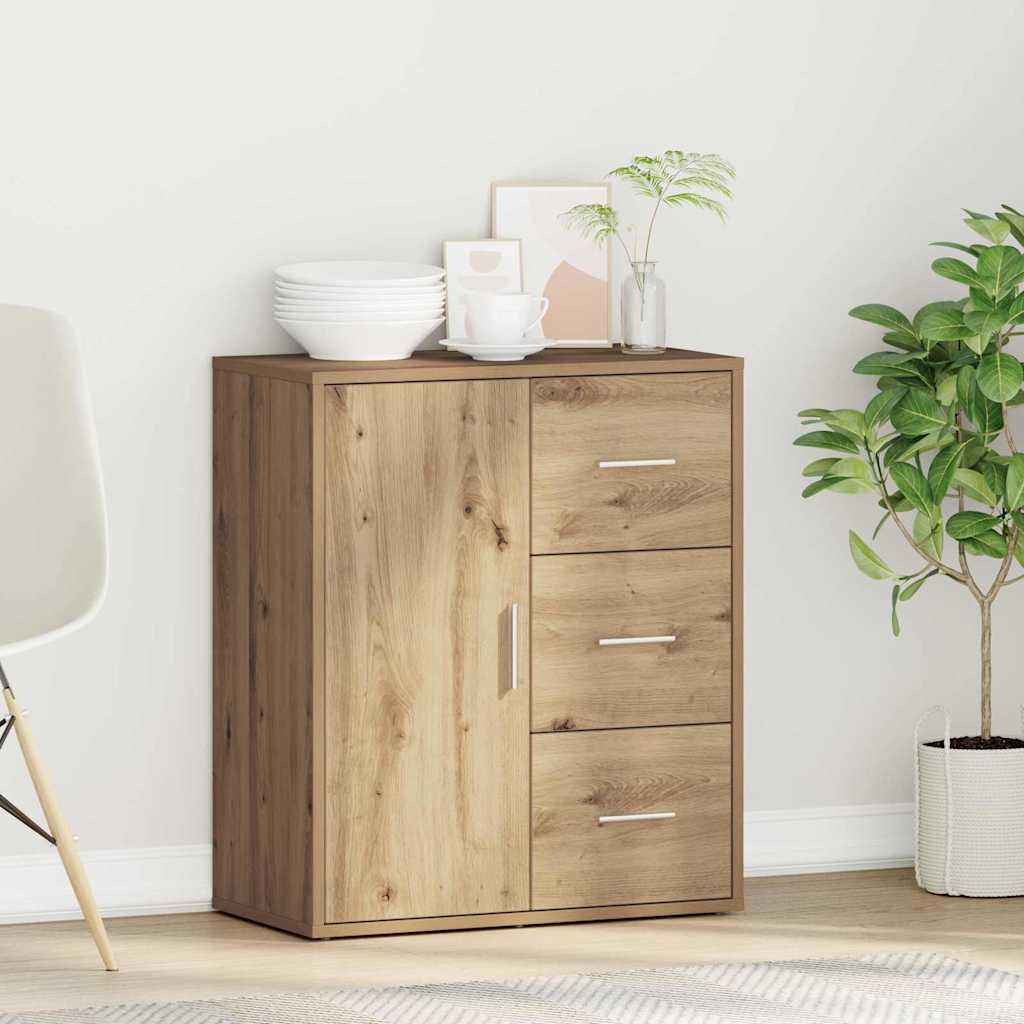 vidaXL Bufet Dąb rzemieślniczy 60 x 31 x 70 cm Materiał drewnopochodny
