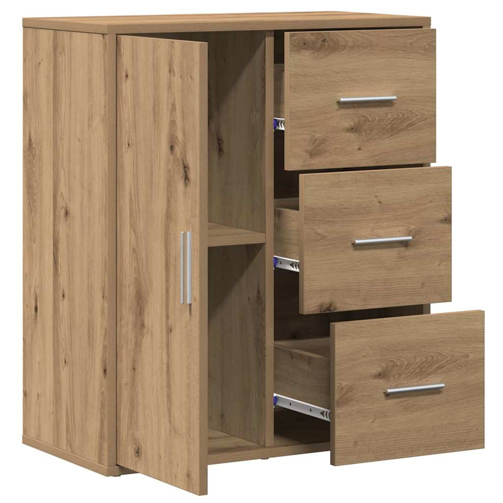 vidaXL Bufet Dąb rzemieślniczy 60 x 31 x 70 cm Materiał drewnopochodny
