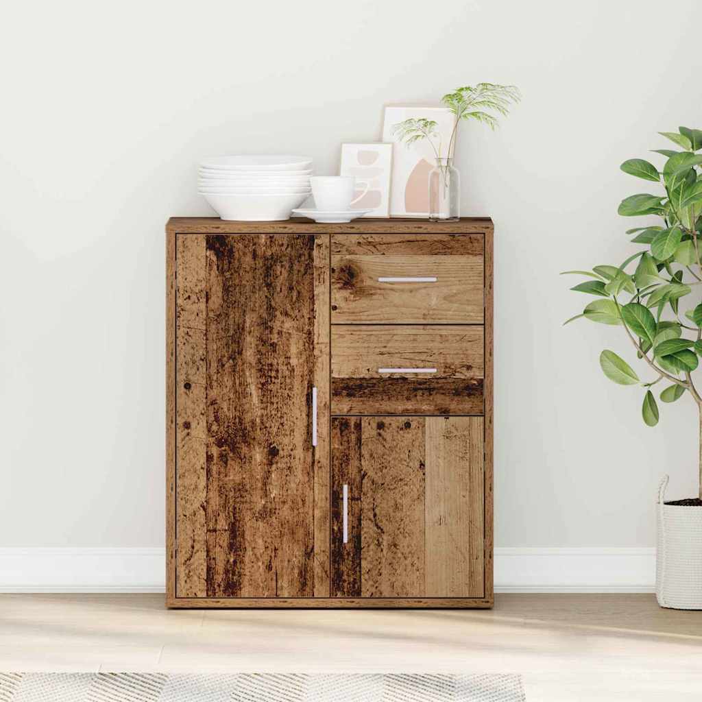 vidaXL Bufet Stare drewno 60 x 31 x 70 cm Materiał drewnopochodny