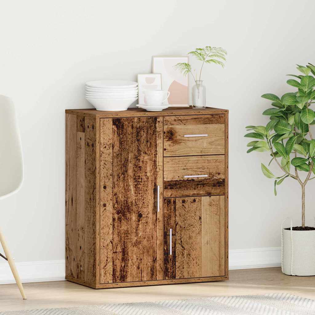 vidaXL Bufet Stare drewno 60 x 31 x 70 cm Materiał drewnopochodny