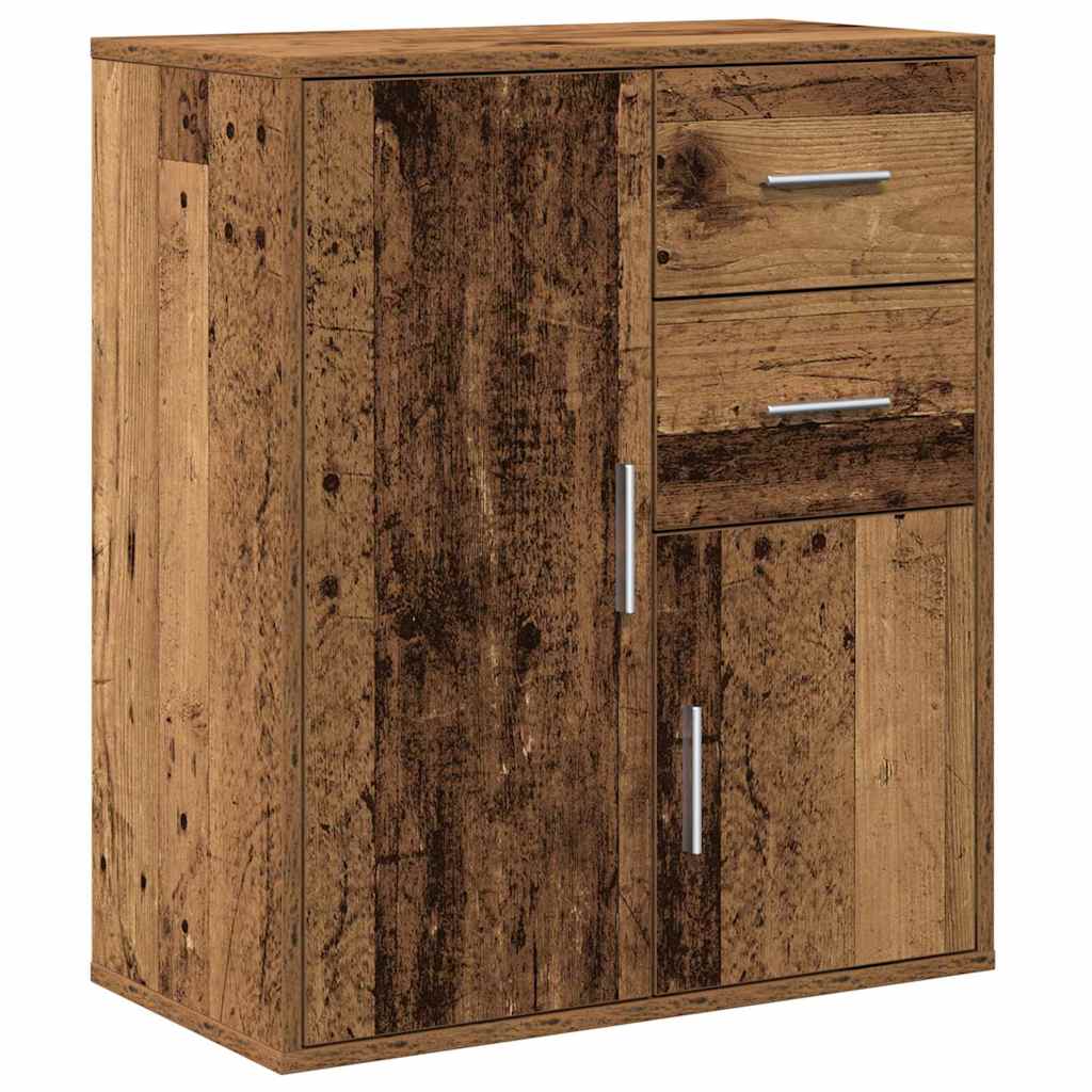 vidaXL Bufet Stare drewno 60 x 31 x 70 cm Materiał drewnopochodny