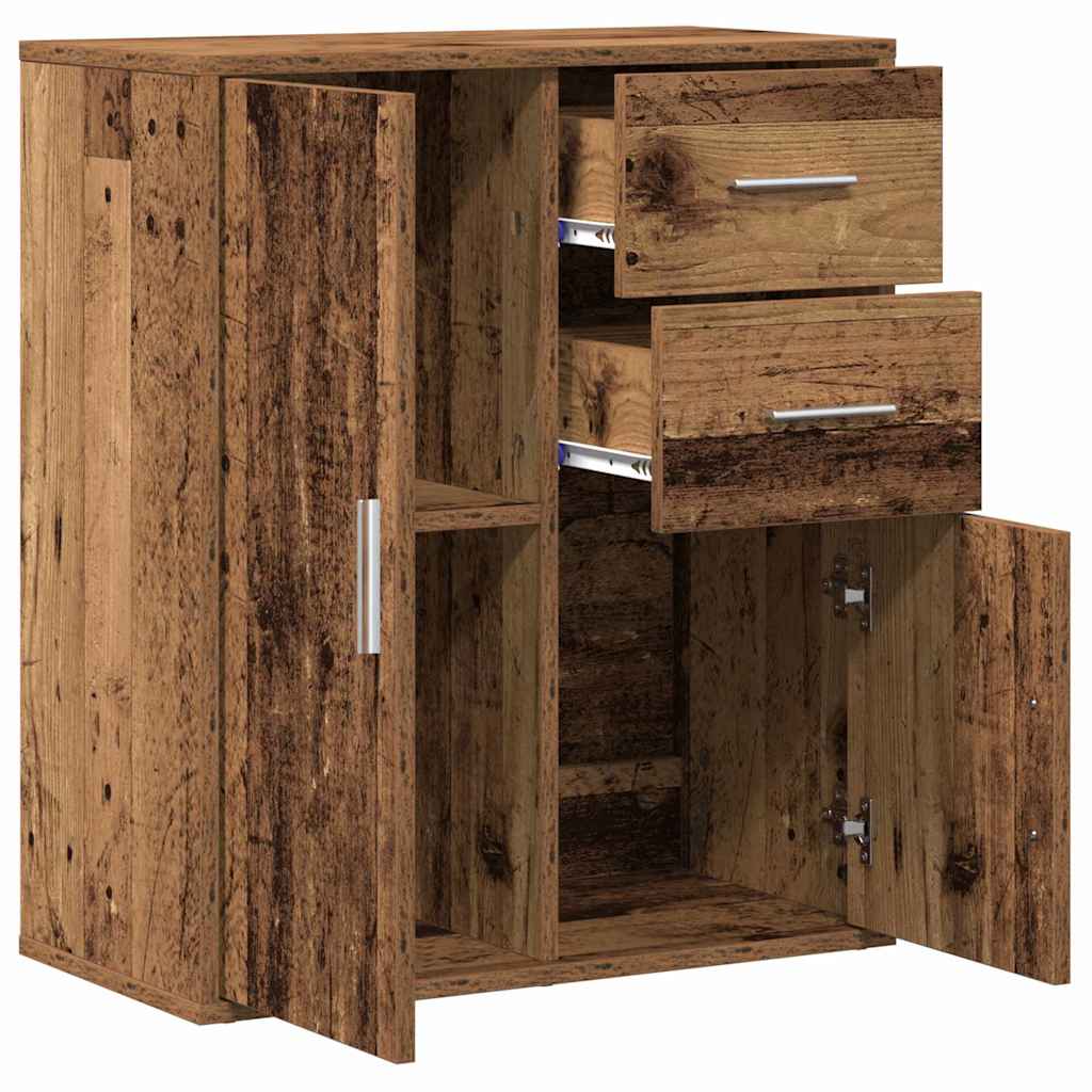 vidaXL Bufet Stare drewno 60 x 31 x 70 cm Materiał drewnopochodny