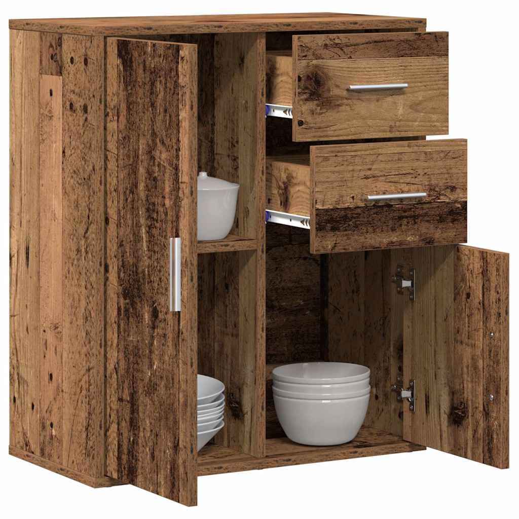vidaXL Bufet Stare drewno 60 x 31 x 70 cm Materiał drewnopochodny